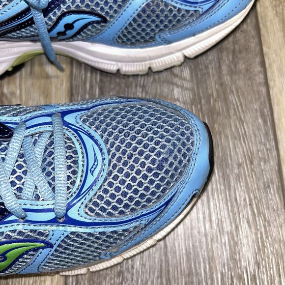 Saucony Cohesion 8 Womens US Size 9.5 Athletic Running Sneaker Shoes Blue Green - Picture 3 of 12